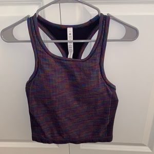 Lululemon ebb to street cropped tank